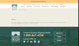 
							         Columbus Internal Medicine Associates | Columbus Regional Health								  
							    