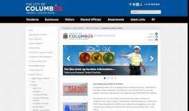 
							         Columbus Police Home - City of Columbus								  
							    