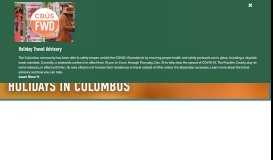 
							         Columbus Tourism | Things to Do, Hotels & Restaurants								  
							    