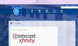 
							         Comcast Billing Update - Montgomery County								  
							    