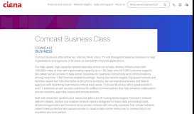 
							         Comcast Business Class - Ciena								  
							    