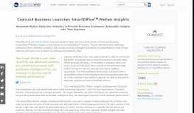 
							         Comcast Business Launches SmartOffice TM Motion ... - Business Wire								  
							    