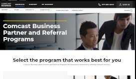
							         Comcast Business Partner Program - Comcast Business - Xfinity								  
							    