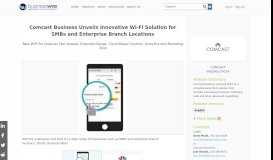 
							         Comcast Business Unveils Innovative Wi-Fi Solution for SMBs and ...								  
							    