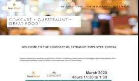 
							         Comcast + guestraunt = great food — GUESTRAUNT								  
							    