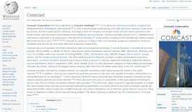 
							         Comcast - Wikipedia								  
							    