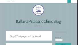 
							         Come aboard our patient portal! – Ballard Pediatric Clinic Blog								  
							    