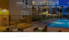 
							         Come home to more in San Marcos, CA | Palomar Station - Lyon Living								  
							    