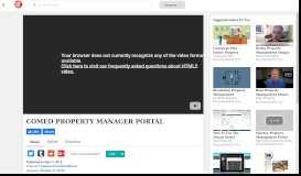 
							         Comed Property Manager Portal - YT								  
							    