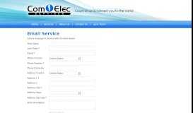 
							         ComElec Email Service								  
							    