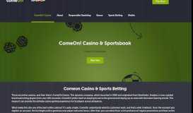
							         ComeOn Betting - Online Casino & Sports Betting Guide								  
							    