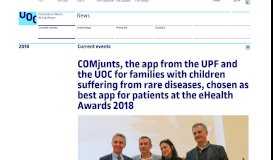 
							         COMjunts, the app from the UPF and the UOC for families with ...								  
							    