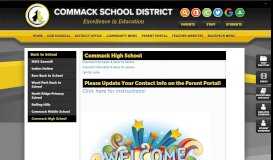 
							         Commack High School - Commack Schools								  
							    