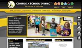
							         Commack Middle School - Commack Schools								  
							    