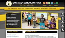 
							         Commack Schools								  
							    