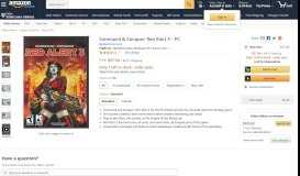 
							         Command & Conquer: Red Alert 3 - PC: Video ... - Amazon.com								  
							    