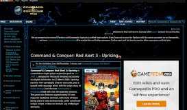 
							         Command & Conquer: Red Alert 3 - Uprising - Command ...								  
							    