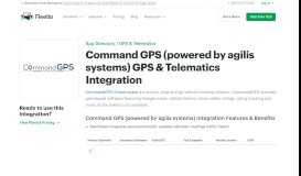 
							         CommandGPS Integration - GPS Tracking - Fleetio								  
							    