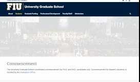 
							         commencement - University Graduate School								  
							    