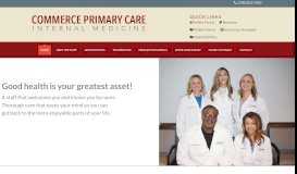 
							         Commerce Primary Care: Home								  
							    