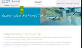 
							         Commercial Lending Training Courses | Omega Performance								  
							    