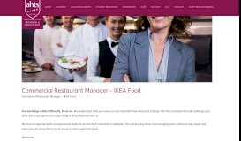 
							         Commercial Restaurant Manager – IKEA Food - AHTS								  
							    