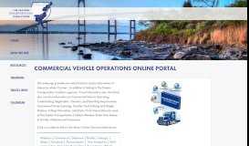 
							         Commercial Vehicle Operations Online Portal - I-95 CORRIDOR ...								  
							    