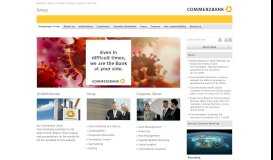 
							         Commerzbank AG - Commerzbank Homepage								  
							    