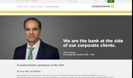 
							         Commerzbank in the USA - Commerzbank								  
							    