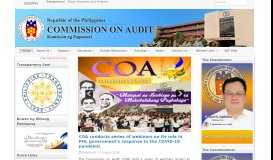 
							         Commission on Audit - The Official Website of the Commission on Audit								  
							    