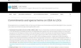 
							         Commitments and special terms on ODA to LDCs | Support Measures ...								  
							    