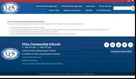 
							         Committee - FAQ - Utica Community Schools								  
							    