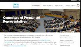 
							         Committee of Permanent Representatives | UN Environment								  
							    