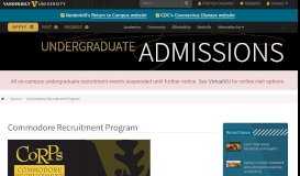 
							         Commodore Recruitment Program | Alumni | Undergraduate ...								  
							    