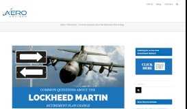 
							         Common questions about the Lockheed Martin Retirement Plan Change								  
							    