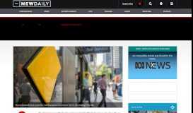
							         Commonwealth Bank hit with outage - The New Daily								  
							    