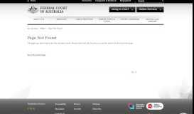 
							         Commonwealth Courts Portal - Federal Court of Australia								  
							    