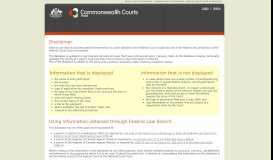 
							         Commonwealth Courts Portal (Search cases by file ... - comcourts.gov.au								  
							    