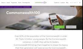 
							         Commonwealth100 | Leadership programmes | Common Purpose								  
							    
