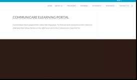 
							         Communicare eLearning portal | AMSANT								  
							    