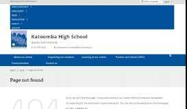 
							         Communication - Katoomba High School								  
							    