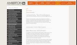 
							         Communication Technologies | Online Portal ... - Amberton University								  
							    