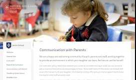 
							         Communication with Parents - Notting Hill and Ealing High School								  
							    