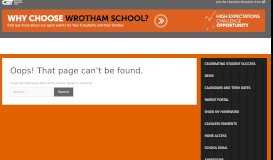 
							         COMMUNICATIONS LIST Wrotham School aims to provide the best ...								  
							    