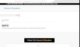 
							         Communications Portal | School of Education | VCU								  
							    