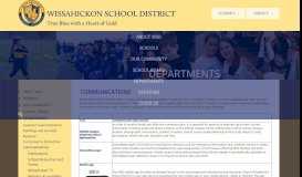 
							         Communications - Wissahickon School District								  
							    