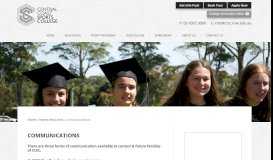 
							         Communications/Newsletters - Private School Central Coast								  
							    