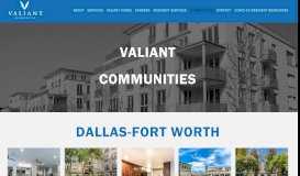 
							         Communities — Valiant Residential								  
							    