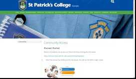 
							         Community Access - St Patrick's College Gympie								  
							    
