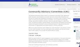
							         Community Advisory Committee (CAC) | Special Services								  
							    